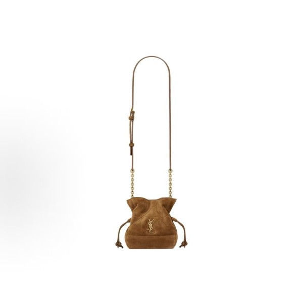 SAINT LAURENT Jamie Small lucky Bag, golden hardware accessories crossbody bag, Mini Women\'s caramel Cognac color